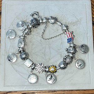 Authentic Pandora Bracelet and Charms